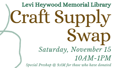 Craft Supply Swap