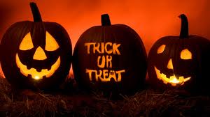Trick or treat jack-o'-lantern